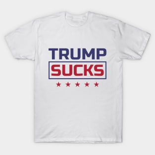 Trump Sucks colored Font T-Shirt